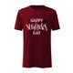 thumbnail image 4 of Hombres Pullover Manga corta Casual Día de San Patricio Estampado de cuatro hojas y corazón Cuello redondo Camiseta Blusa Pompotops  oipoqjl5196, 4 of 4