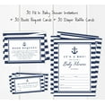 thumbnail image 3 of Inkdotpot Set Of 30Nautical Baby Shower Invitations-Diaper Raffle Tickets And Baby Shower Book Request Cards Nautical Invites, 3 of 5