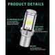thumbnail image 3 of Bombillas LED GLL BA20D H616 COB 12 W 900 LM 6500 K 9-80 V (paquete de 2), 3 of 7