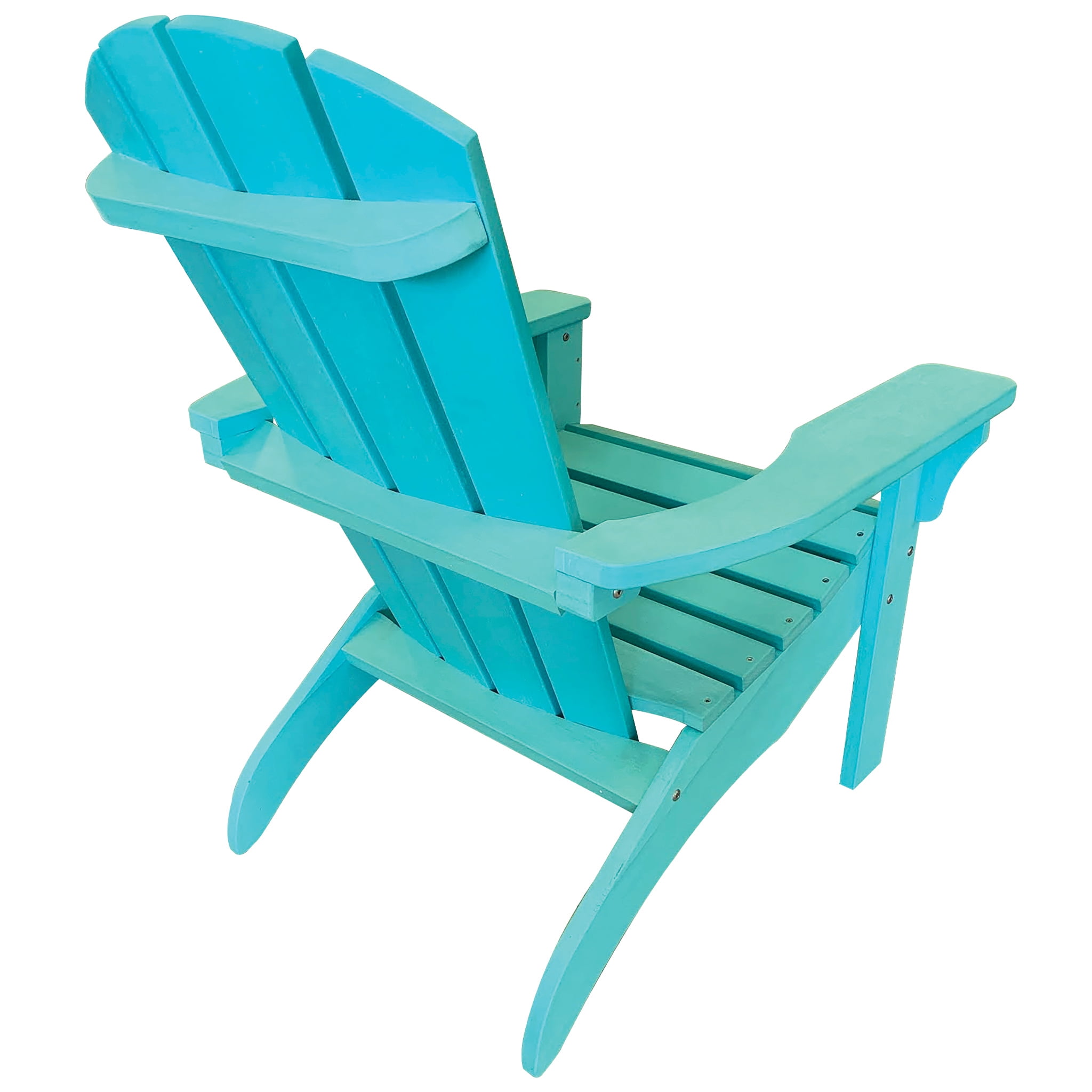 Leigh Country TX 94025 Adult Outdoor Poly Resin Adirondack Chair - Turquoise