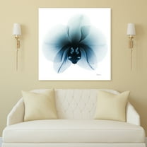 Empire Art Direct Glacial Orchid Frameless Free Floating Tempered Glass Panel Graphic Flower Wall Art, 38" x 38" x 0.2", Ready to Hang