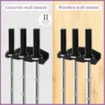 thumbnail image 4 of VANROUG Barbell Storage Rack, Vertical Hanging Barbell Rack, Heavy Duty Wall Mounted Barbell Holder, Olympic Wall Mount Barbell Holder Space Saving Bar Holder Suitable for Garage, Gym, Home Fitness, 4 of 6