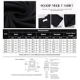 thumbnail image 3 of Weardear Plus Size Tops for Women Slim Fit Square Neck Ribbed Knit Tunic Shirts Long Sleeve Basic T-Shirt, 3 of 6