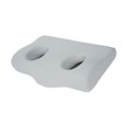 thumbnail image 4 of Almohada para perforaciones orejas, ideal para usar con auriculares y pendientes. Transpirable, ergonómica, para dormitorio y hogar. Cojín cervical Gris claro, 4 of 8