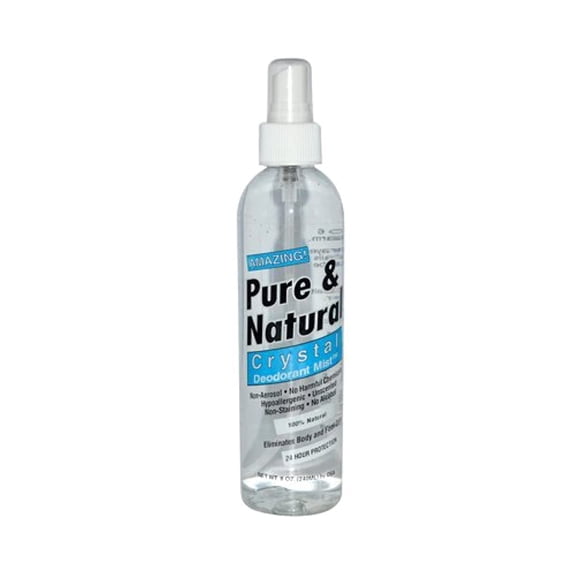 Thai Deodorant Stone Pure And Natural Crystal Pump, Deodorant Mist - 8 Oz