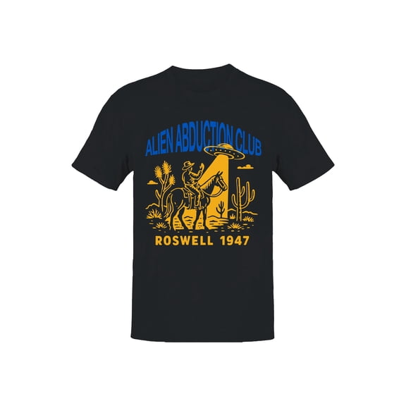 Roswell 1947 Alien Abduction Design Men's T-shirt