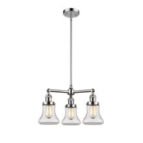 Innovations Lighting 207 Bellmont Bellmont 3 Light 18" Wide Chandelier - Chrome