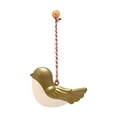 thumbnail image 2 of Adorno colgante para árbol de Navidad, paloma, adorno navideño, decoración navideña para el hogar. Oro blanco, 2 of 9
