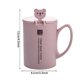 thumbnail image 1 of BPA-Free Utensils 1PC Mug Cartoon Cute Coffee Cereal Breakfast Water Cup With Lid With Spoon, 1 of 2