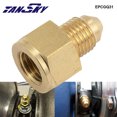 thumbnail image 1 of - Universal Brass Oil Restrictor Fitting -4AN Female To Male For Turbo Oil Feed Line Adapter EPCGQ31, 1 of 3