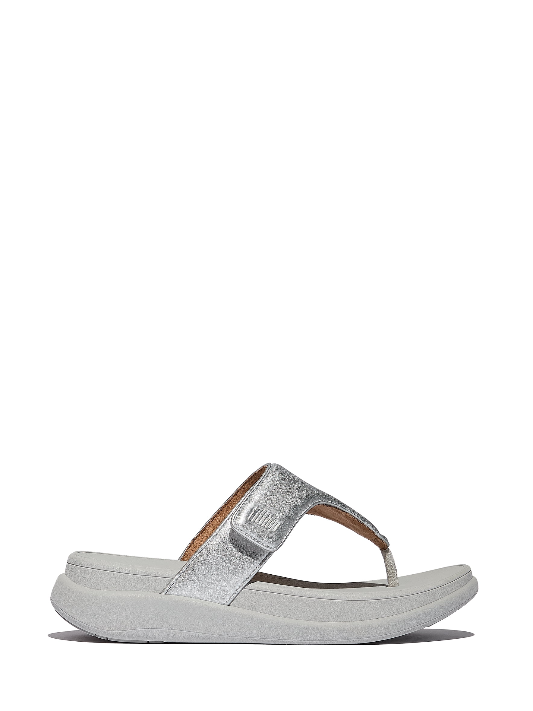 Fitflop Women's F-Mode Go Adjustable Flatform Toe-Post Sandals