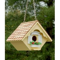 Home Bazaar Little Wren House Birdhouse - Yellow
