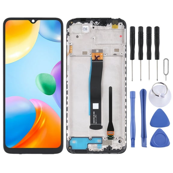 Cellphone Repair Parts  Original LCD Screen and Digitizer Full Assembly with Frame for Xiaomi Redmi 10C/Redmi 10 C40