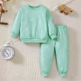 thumbnail image 5 of mgoYE Toddler Girls Clothes Fall Winter Outfits Long Sleeve Pullover Sweatshirt Tops Pants Set, 5 of 9