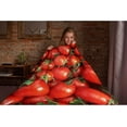 thumbnail image 6 of Tomatoes Blanket Throw Super Soft and Cozy Blankets for Home Decoration, Couch, Bed, Sofa 60 in x 50 in Medium for Teen for All Seasons, 6 of 6