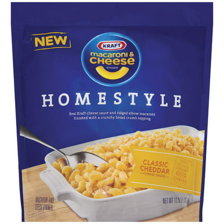UPC 021000028184 product image for Kraft Homestyle Macaroni & Cheese Dinner with Classic Cheddar Cheese Sauce, 12.6 | upcitemdb.com