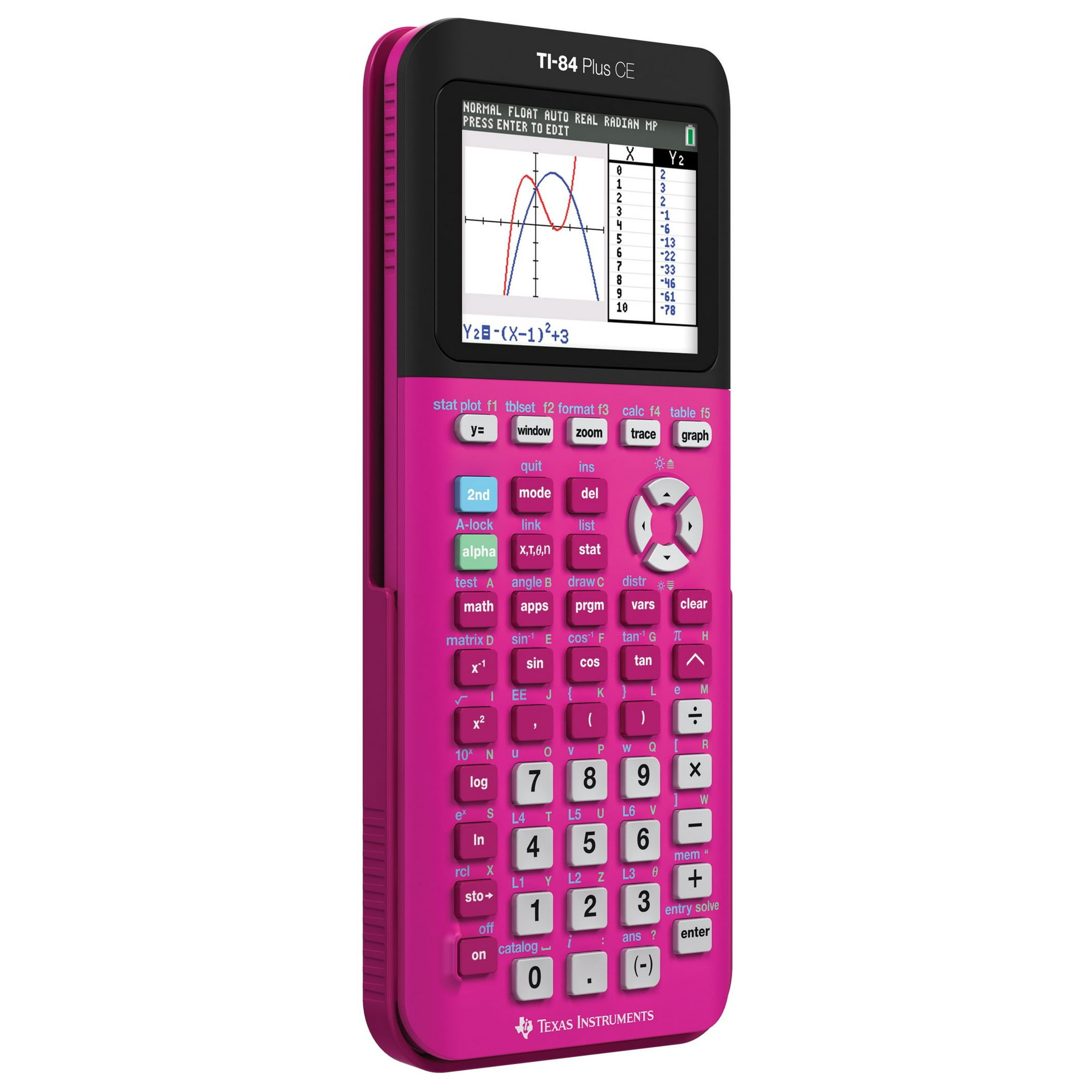Texas Instruments TI-84 Plus CE Color Graphing Calculator, Positively Pink