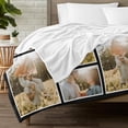thumbnail image 4 of Personalized Family Blankets with Text Custom Blankets with Photos for Adults Family Baby Customized Throw Blanket Gifts for Birthday Anniversary Christmas New Year, 4 of 6