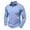 Blue, variant on gbyLJF Men's Golf Shirts Solid Color Casual Long Sleeve Pullover Sweaters Lightweight Button Down Lapel Sweatshirt