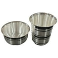 thumbnail image 4 of 999 Pure Silver Hallmarked 150ml Glass & 100ml Bowl Set- 3.0-inch Set#02, 4 of 9
