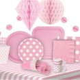 thumbnail image 2 of Unique Industries Light Pink Disposable Paper Plates, 9", 14 Count, 2 of 3