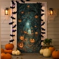 thumbnail image 4 of JoyMoreHome Halloween Theme Door Cover, 35.4x71 Inch, Backdrop Background Decor for Halloween Party, Indoor Outdoor Door Cover Decorations, 4 of 6