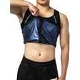 thumbnail image 4 of YouLoveIt Men Zipper Waist Trainer Vest Sweat Vest Weight Loss Body Shaper Shirt Tank Shapewear Workout Body Slimming Shirt for Rnnning Yoga Fitness, 4 of 8