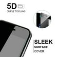 thumbnail image 6 of Tempered Glass Screen Protector 5D Touch Full Cover Edge to Edge [HD Crystal Clear] [Bubble Free] 9H Hardness [Black] [Soft Edge Hybrid] 87 for iPhone 7 Plus, 6 of 6