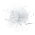 thumbnail image 4 of Bridal Headband With Organdy Feather Fascinator Hair Clip For Weddings And, 4 of 4
