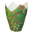 thumbnail image 2 of FURNIX Christmas Tulip Cupcake Liner,Grease-Proof Baking Cup,Festive Muffin Wrap,Holiday Cake Liner,Xmas Baking Supply,Tulip-Style Cake Holder,Winter Party Baking Cup,Festive Cupcake Wrapper 50Pc, 2 of 6