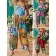 thumbnail image 3 of Monos, Mono de mujer con bolsillos, sin mangas, piernas anchas, monos de talla grande Abody Pequeña, 3 of 7