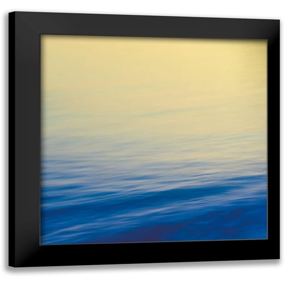 Joy, Olivia 15x15 Black Modern Framed Museum Art Print Titled - Calm Waves II