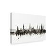 thumbnail image 2 of Trademark Fine Art Cityscape Canvas Art ' Lubeck Germany Skyline Black White ' by Michael Tompsett, 2 of 4