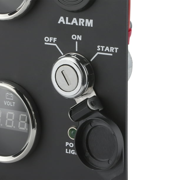 Oil Pressure Gauge Digital, 12V 24V Gauge Cluster Oil Pressure Water Temperature Voltage Display