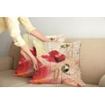 thumbnail image 2 of Ambesonne Floral Throw Pillow Cover 2 Pack, Retro Floral Design, 16", Multicolor, 2 of 7