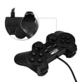 thumbnail image 1 of 2 piezas de controlador de juego con cable USB universal, doble vibración y doble joystick para PC, 1 of 11