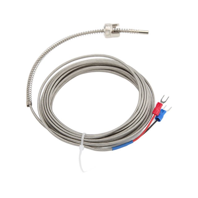 Thermocouple, Wide Range Applications Stainless Steel Temperature Sensor Durable Strong Anti Interference Strict High Temperature Testing For Chemical Industry ANGGREK FB1111