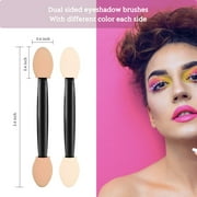 Heldig 50 Pack Eyeshadow Applicators,Eyeshadow Brush Sponge Applicator Disposable Eyeshadow Brush Eyeshadow Sponge Brush Eye Makeup Applicators
