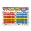 Melissa & Doug Flip to Win Travel Bingo Game - 2 Wooden Game Boards, 4 Double-Sided Cards