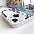 thumbnail image 4 of Funda de teléfono Claude Monet Van Gogh con diseño de gato divertido para iPhone 16 15 14 13 12 11 Pro Max Mini XS X XR SE 7 8 Plus, funda suave transparente, 4 of 5