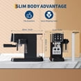thumbnail image 2 of Fully Automatic Machine with Built-In Milk Frother – Touchscreen Coffee Maker for Latte, Cappuccino, One-Touch Brewing at Home or Office, 2 of 7