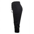 thumbnail image 2 of Sofra Women's Casual Comfy Stretchy Capri Jogger Pants w/ Pockets, 2 of 5