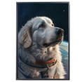 thumbnail image 2 of Great Pyrenees Dog Wall Decor - Space Wall Decor - Space Wall Art - Funny Dog Wall Art Poster - Cute Dog Home Decor - Dog Themed Gifts, 2 of 6