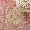 thumbnail image 4 of JONATHAN Y MODERN PERSIAN 2 x 8 Runner Rug, Khilana Floral Medallion - Deep Rose/Ivory, MDP305A-28, 4 of 9