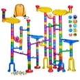 thumbnail image 1 of Juguete de construcción Marble Run Meland Marble Maze de 132 piezas para mayores de 3 años, 1 of 7