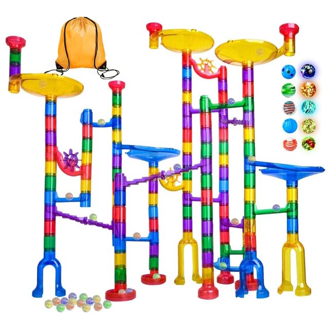 Juguete de construcción Marble Run Meland Marble Maze de 132 piezas para mayores de 3 años