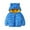 Blue, variant on Esaierr Toddler Newborn Winter Cotton Jacket 9M-5Y Cartoon Print Ears Hooded Coats Boys Girls Lightweight Casual Cotton Outerwear Tops