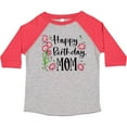 thumbnail image 3 of Inktastic Happy Birthday, Mom Pink Flowers Boys or Girls Toddler T-Shirt, 3 of 5