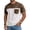 Brown, variant on Pocket T Shirts for Men Moisture Wicking Lightweight Short Sleeve Tees Color Block Casual Crewneck Summer T-Shirt Black M