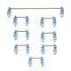 thumbnail image 2 of Estabilizadores atornillados de PCB 2U 6.25U Teclado mecánico Satélite Reemplazo 8 piezas para 104108 96, 2 of 4